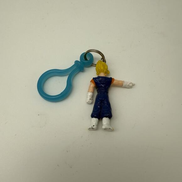 2pc Vintage Super Saiyan Vegito & Gogeta Dragon Ball Z Mini Figure Keychain 2.5" - Picture 4 of 9